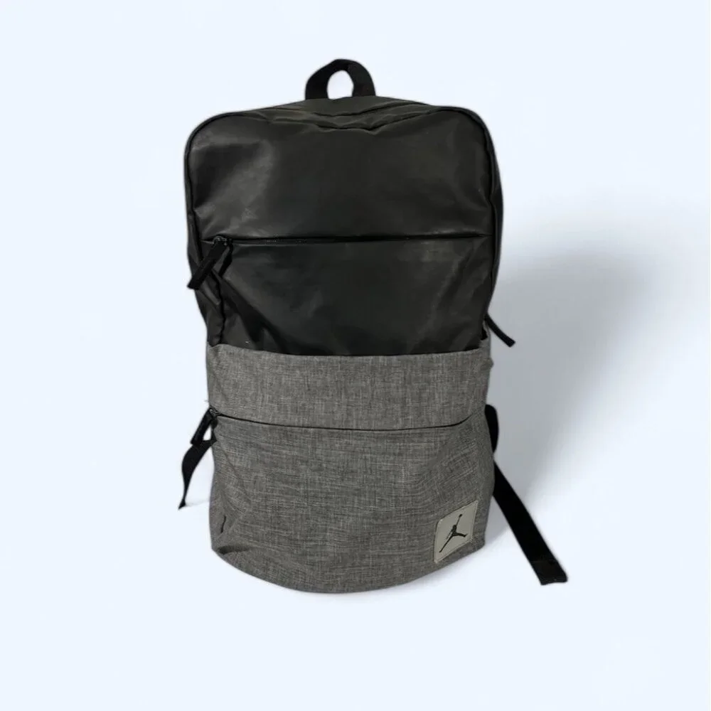 Nike Air Jordan Jumpman Black/Gray Backpack Mens Laptop Storage Gym School